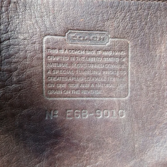 Coach Berkeley Reverse Suede Duffle Sac, Mahogany! - Picture 8 of 9